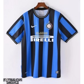 Inter Milan 2009-2010 Retro Domácí Dres Krátký Rukáv Inter Milan 2009-2010 Retro Domácí Dres Krátký Rukáv